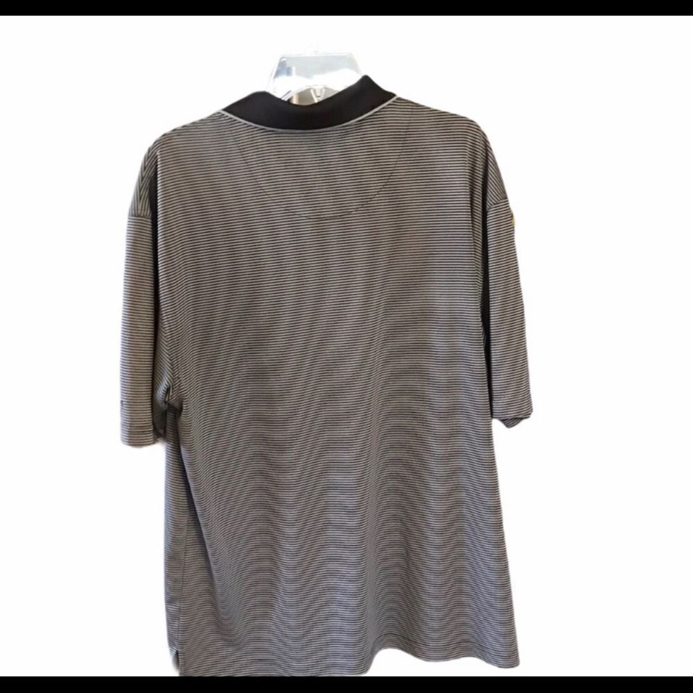 MENS XL Pro Tour Cool Play Polo Shirt Grey & Black